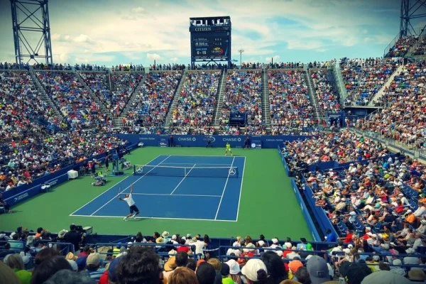 tennis tournament stadium